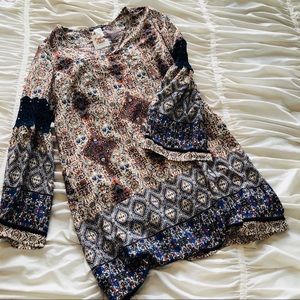Copper Closet Paisley Dress